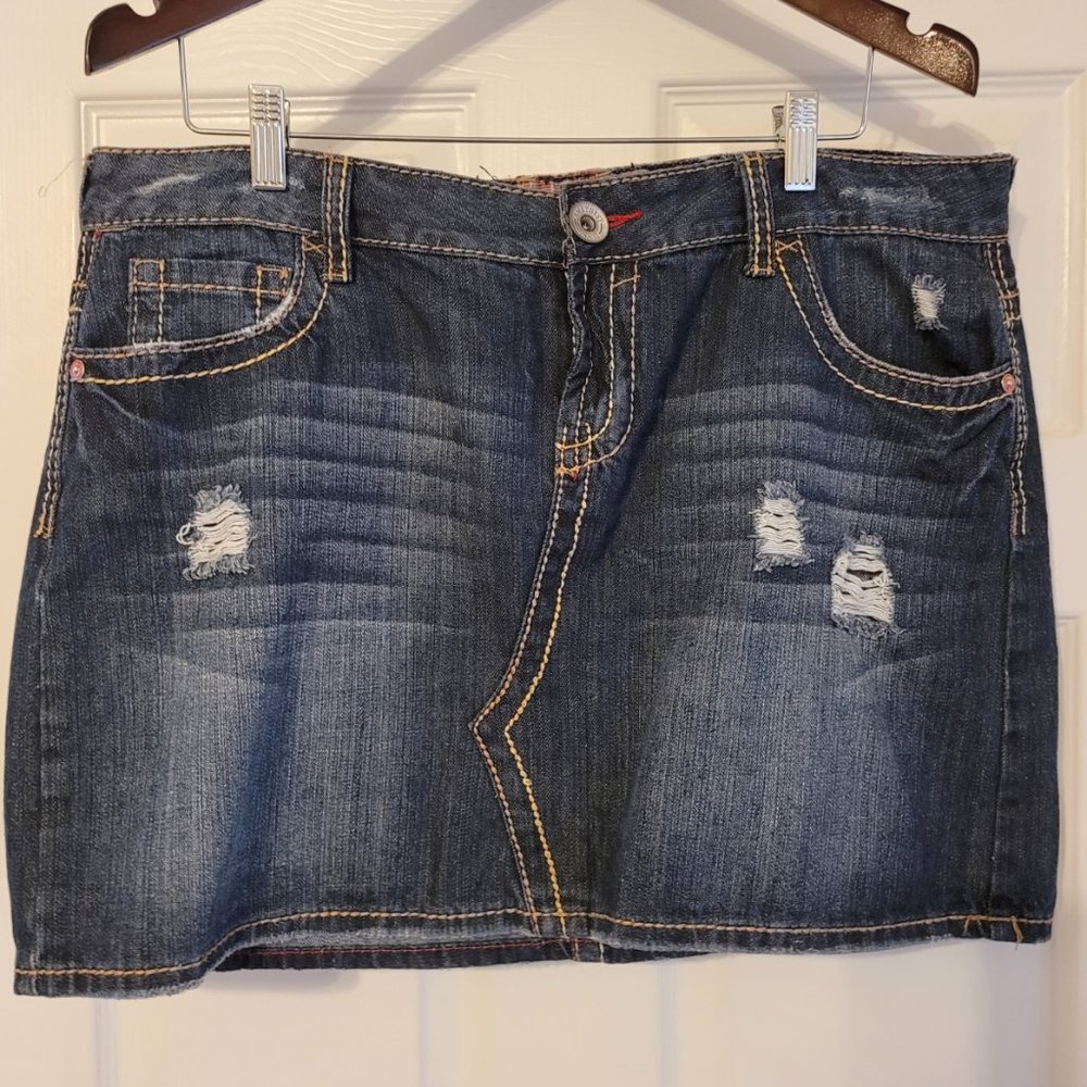Amethyst Denim Skirt